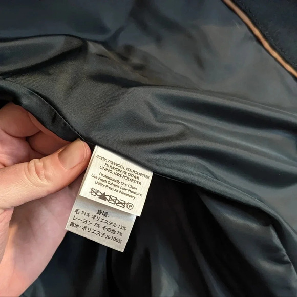 Eddie Bauer Deep Green Wool Blazer sz 18 - Picture 5 of 5